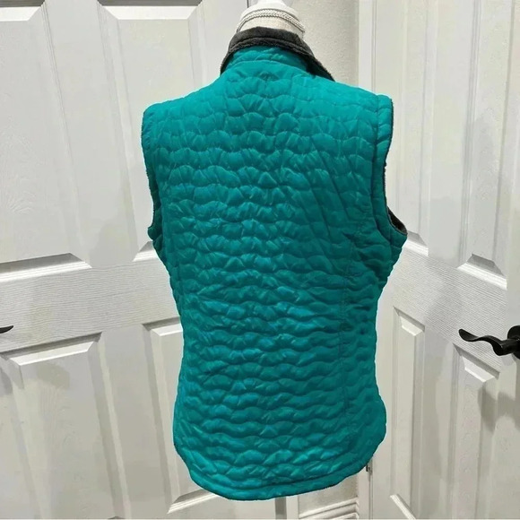 Free Country quilted reversible sleeveless vest puffer size L Green Gorpcore - Picture 6 of 13